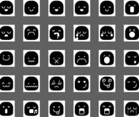 Solid Smileys Icons