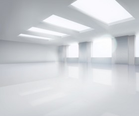 Spacious hall vector