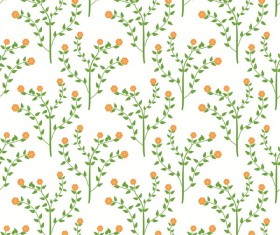 Spring flower seamless pattern vector material 06