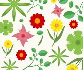 Spring seamless pattern design vectors 03