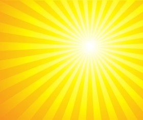 Sun light with ornage background vector 01