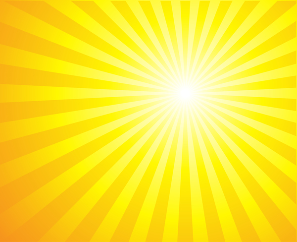 Sun light with ornage background vector 01