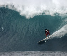 Surfing wave man Stock Photo 01