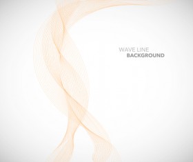 Wave line background design elements vector 02