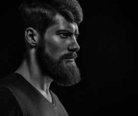 Wear a beard young man Stock Photo 10