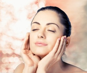 Woman with perfect skin Stock Photo 01