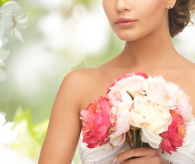 Womans bouquet in hands Stock Photo 10