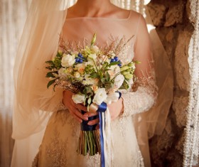 Womans bouquet in hands Stock Photo 11