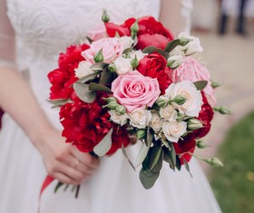 Womans bouquet in hands Stock Photo 13