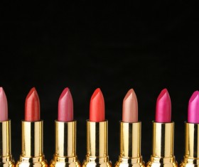Womens various brand lipstick Stock Photo 01