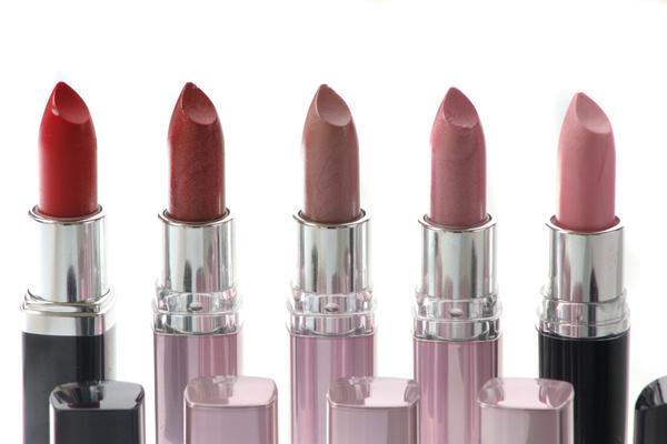 Womens various brand lipstick Stock Photo 02