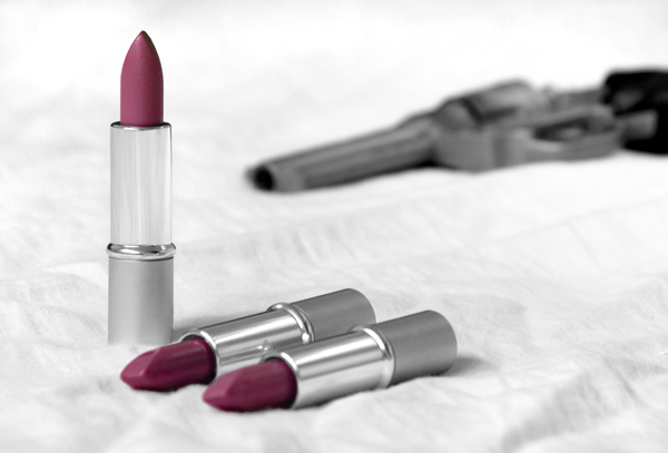 Womens various brand lipstick Stock Photo 03