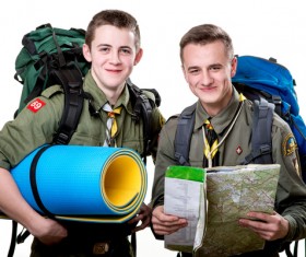 Young Boy Scouts Stock Photo 02