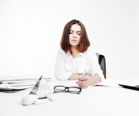 Young beautiful office female staff Stock Photo 06