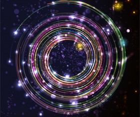 abstract circle background design vector 02