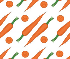 carrot seamless pattern vector 02