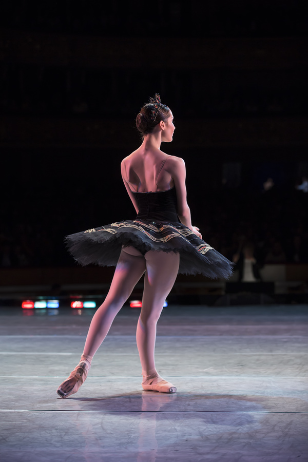 female ballerina on the stage Stock Photo 04