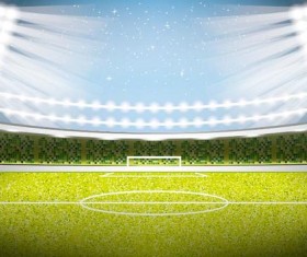 football field background vectors 04