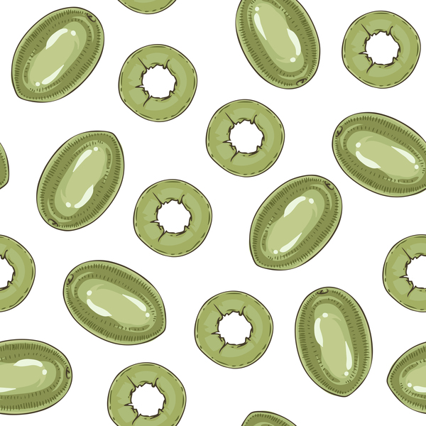 olive pattern seamless vector