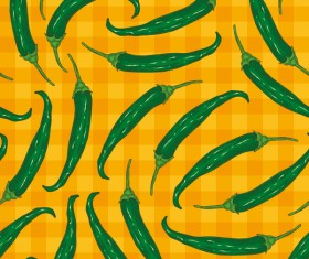 pepper seamless pattern vector material 03