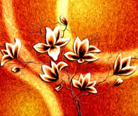 Abstract flower oil painting texture Stock Photo 08
