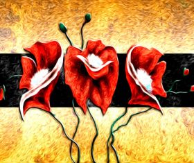 Abstract flower oil painting texture Stock Photo 10