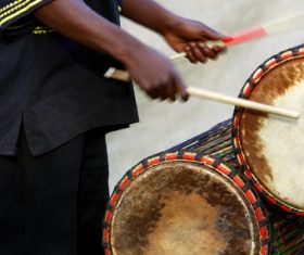 African drum Stock Photo 04
