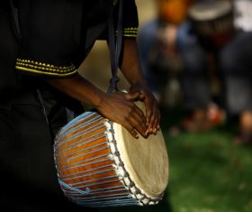 African tambourine Stock Photo 02