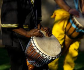 African tambourine Stock Photo 03
