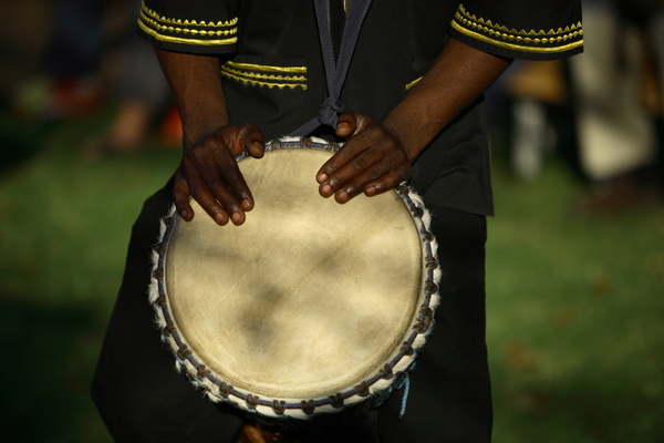 African tambourine Stock Photo 04