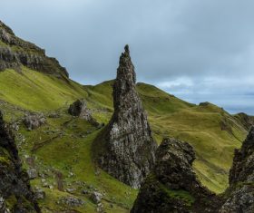 Amazing rocky mountain scenery Stock Photo