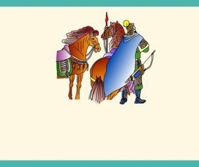 Ancient Chinese General vector