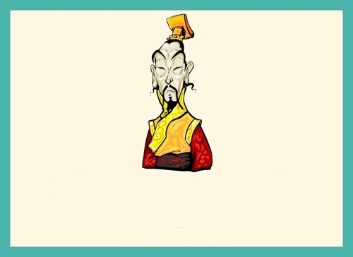 Ancient Chinese cartoon characters vector free download