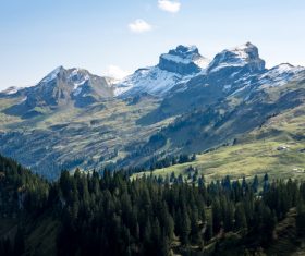 Awesome highland area scenery Stock Photo