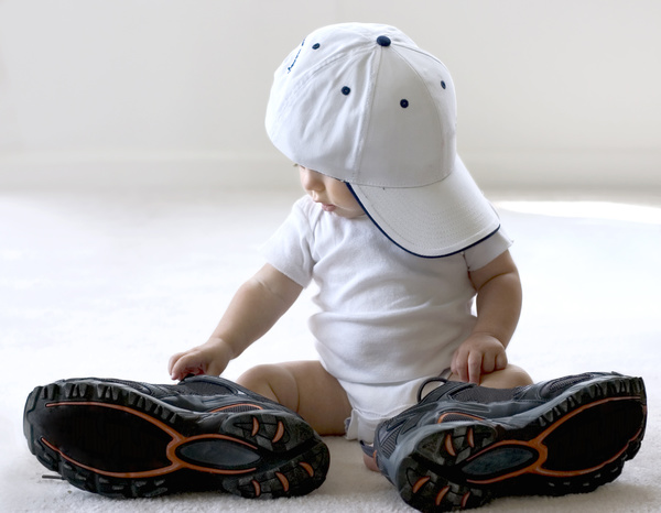 Baby and adult shoes Stock Photo 01