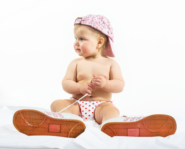 Baby and adult shoes Stock Photo 05