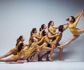 Ballet performances on stage Stock Photo 02