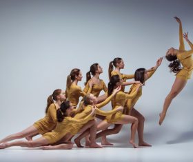 Ballet performances on stage Stock Photo 06