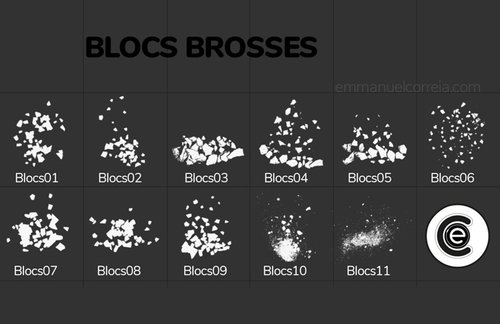 Blocs Brosses Photoshop Brushes