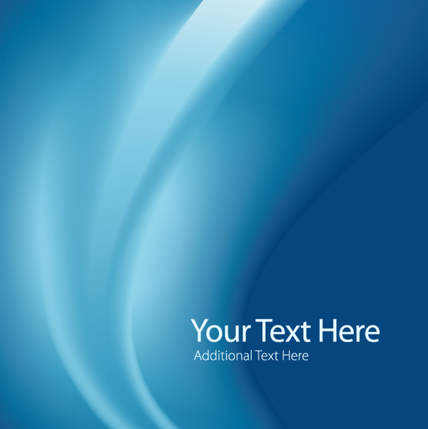 Blue abstract background for you text vector