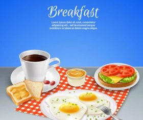 Breakfast design elements vector 01