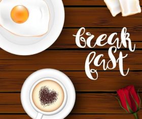 Breakfast design elements vector 02