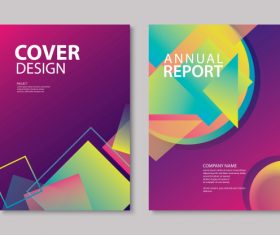 Brochure template vector design 01