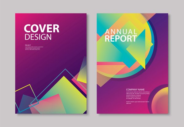 Brochure template vector design 01