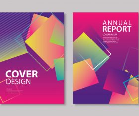 Brochure template vector design 11