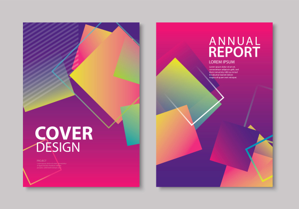 Brochure template vector design 11