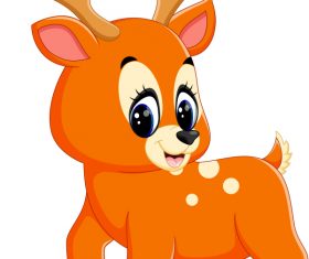 Cartoon animal with a bottle of milk vector image 24