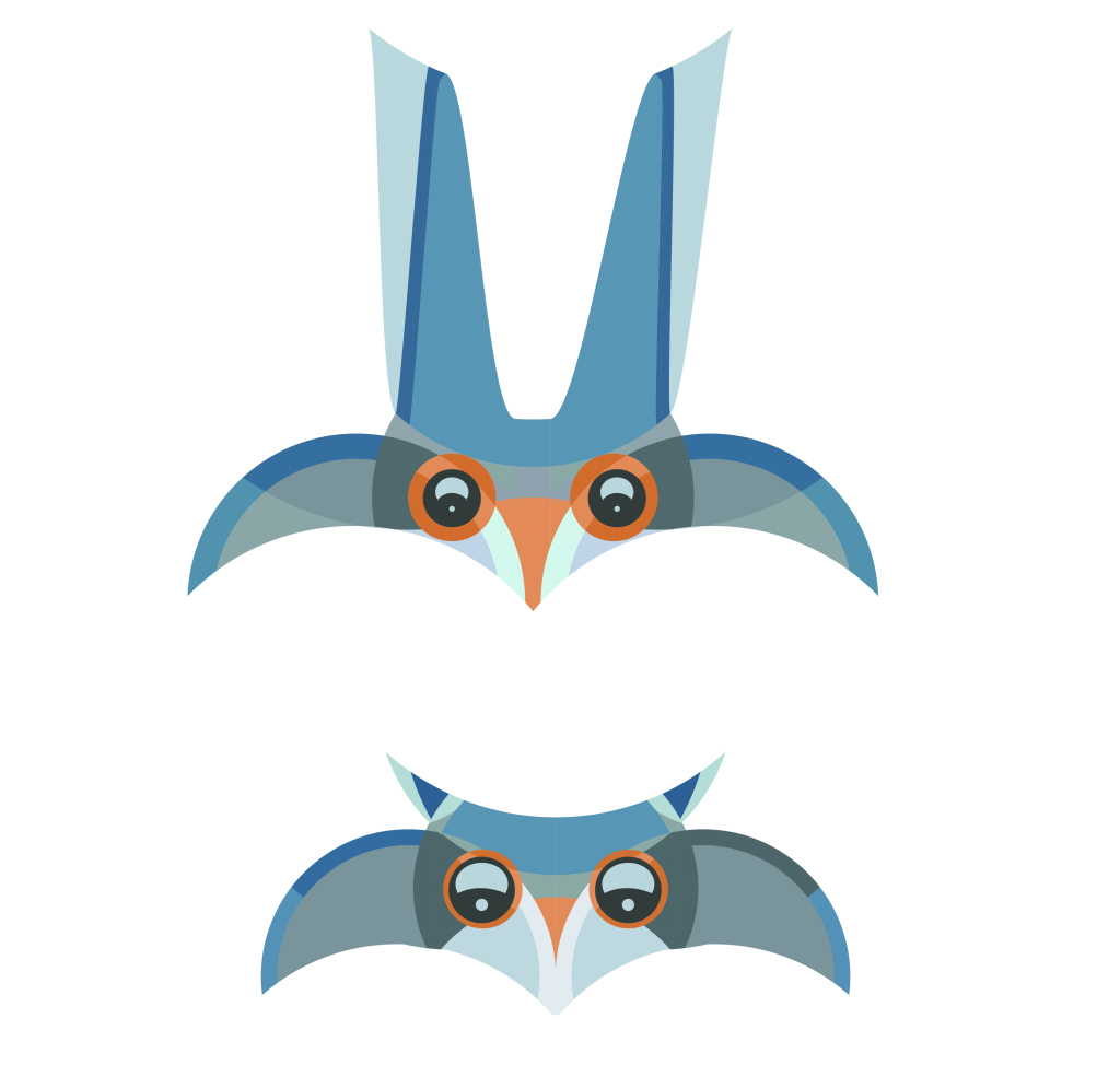 Cartoon bat vector