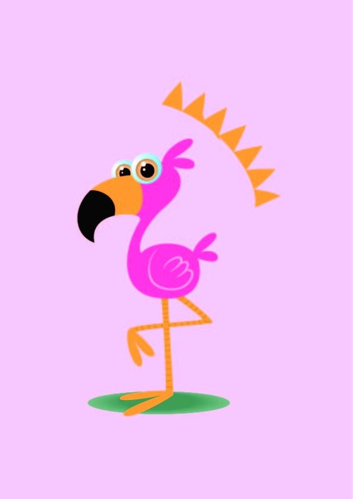 Cartoon bird vector