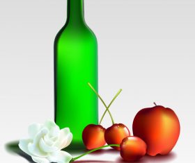 Cartoon still life vector